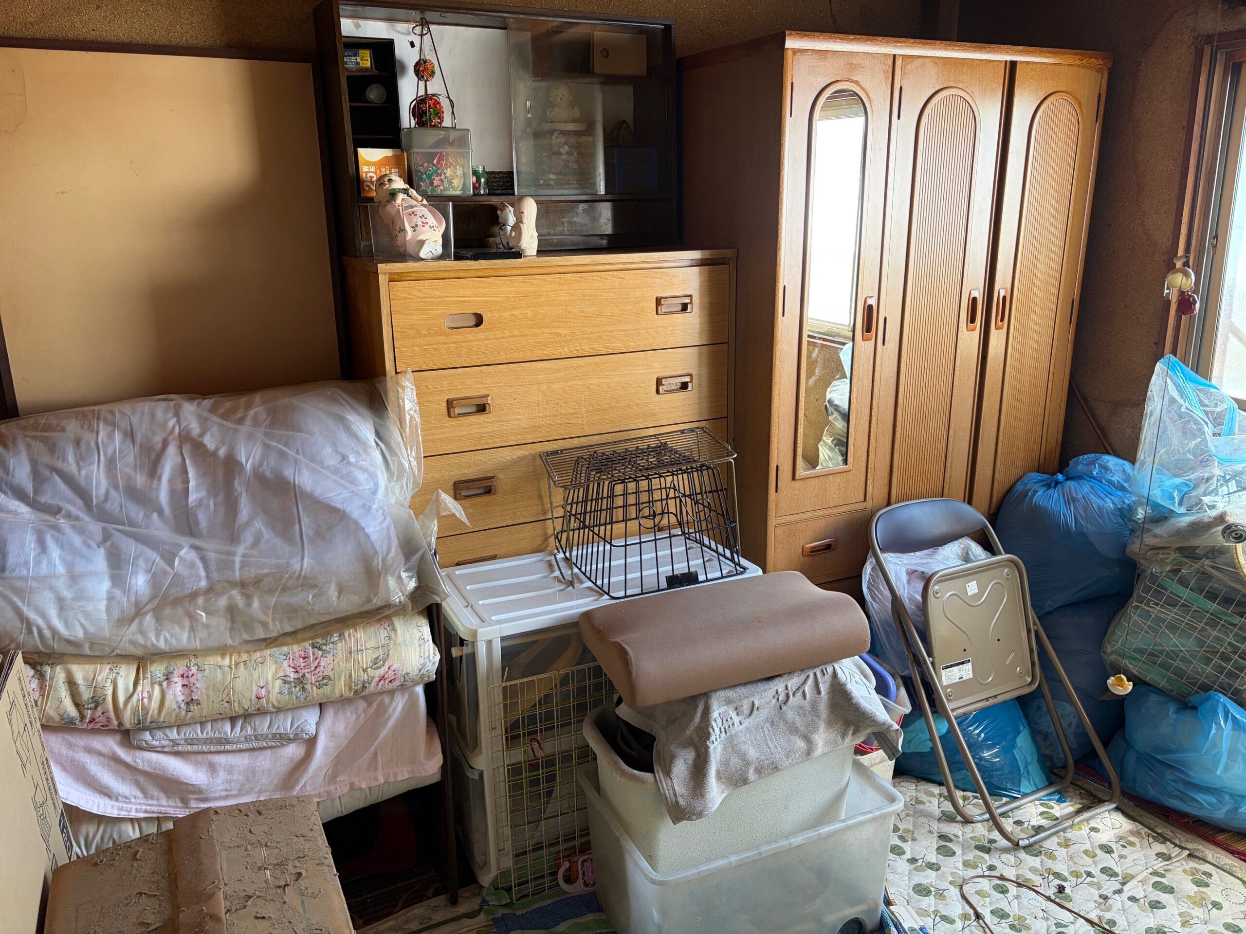 【明石市硯町 Ｋ様】不用品回収（生前整理）の回収事例