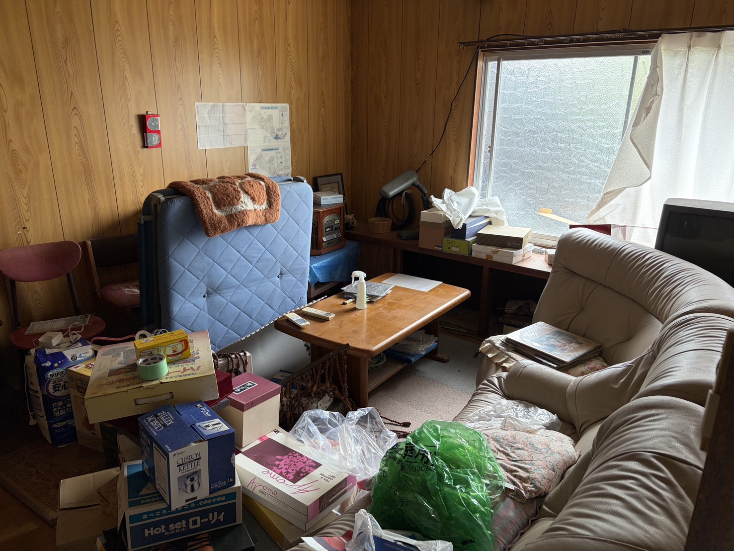 【明石市大久保町Ｓ様】遺品整理に伴う家具・家電・粗大ごみ回収の回収事例